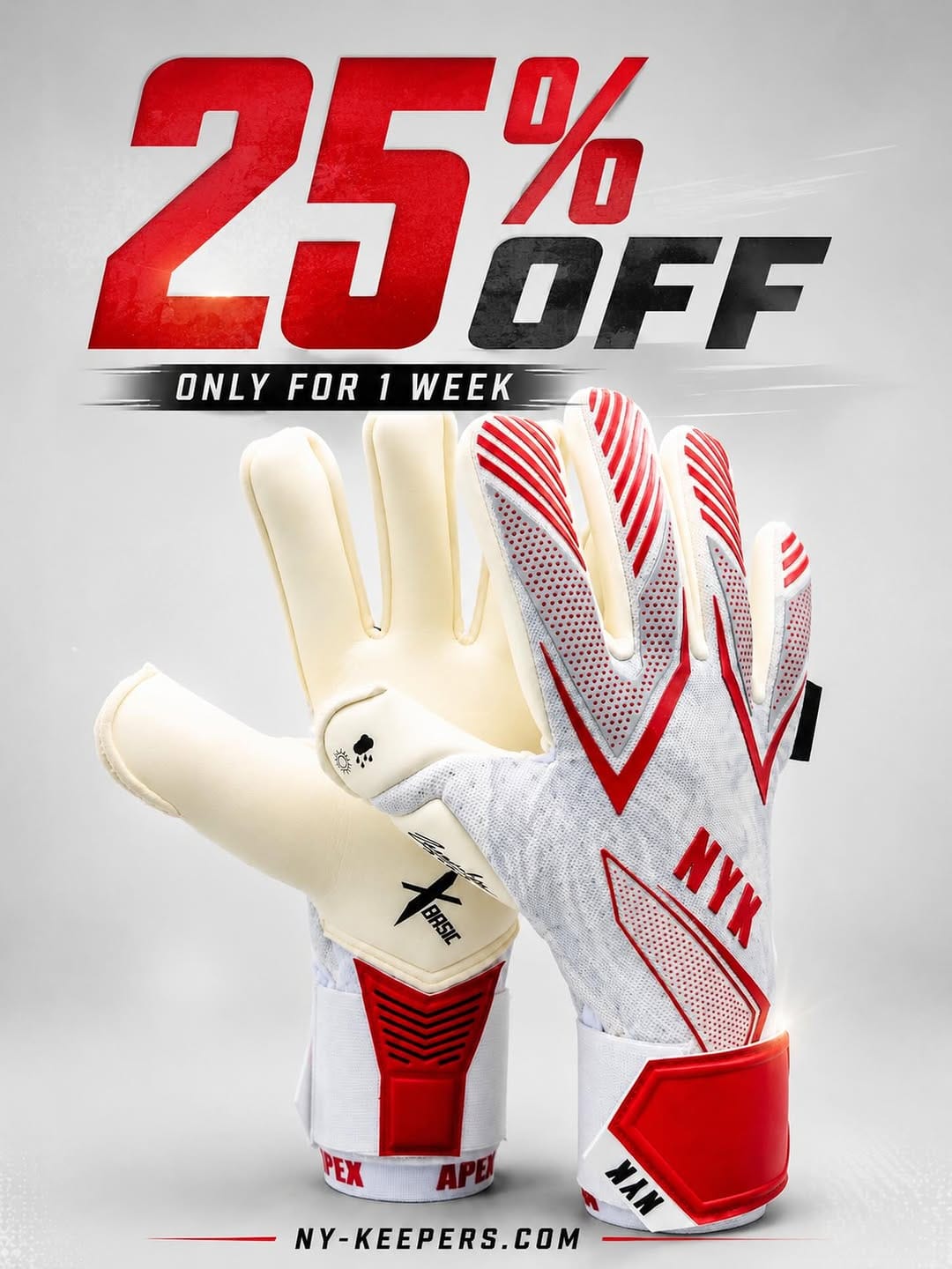 Post 8 by NYK - Sport | Goalkeeper Gloves on Instagram (image)