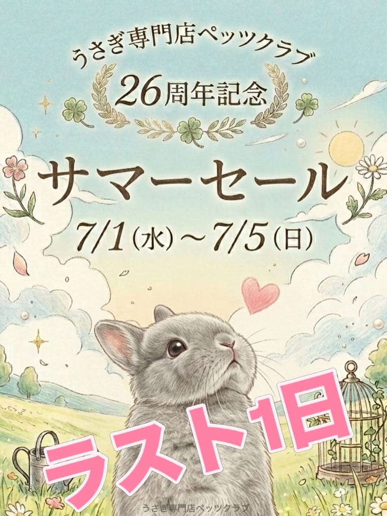Post 1 by うさぎ専門店ペッツクラブ／うさぎの介護ケア on Instagram (carousel)