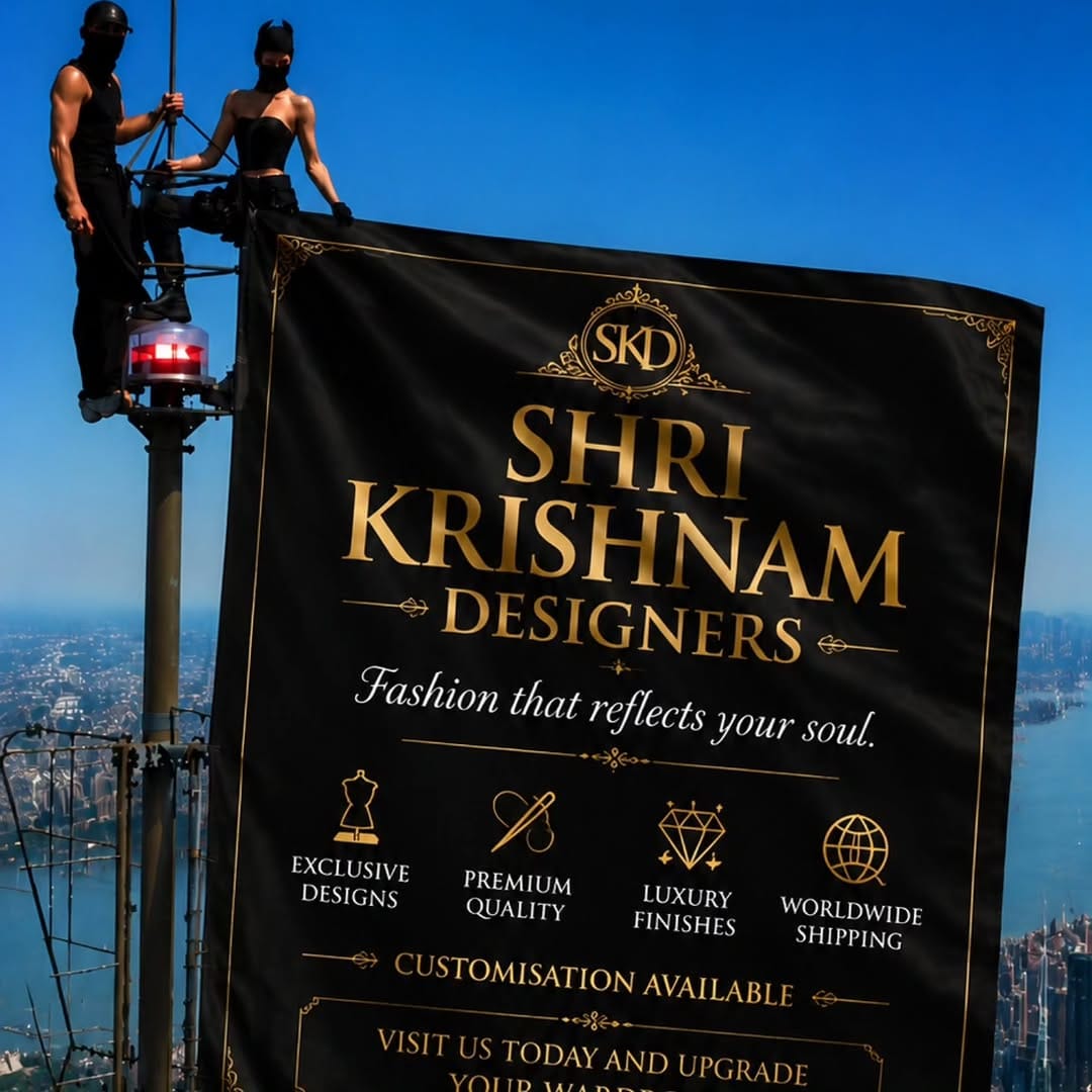 Post 4 by Shri Krishnam Designers |Sarees,Indo Western,Lehengas Mumbai on Instagram (carousel)