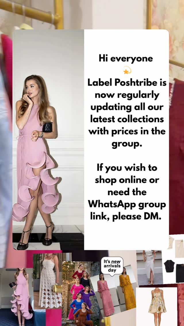 Post 10 by Label Poshtribe on Instagram (video)