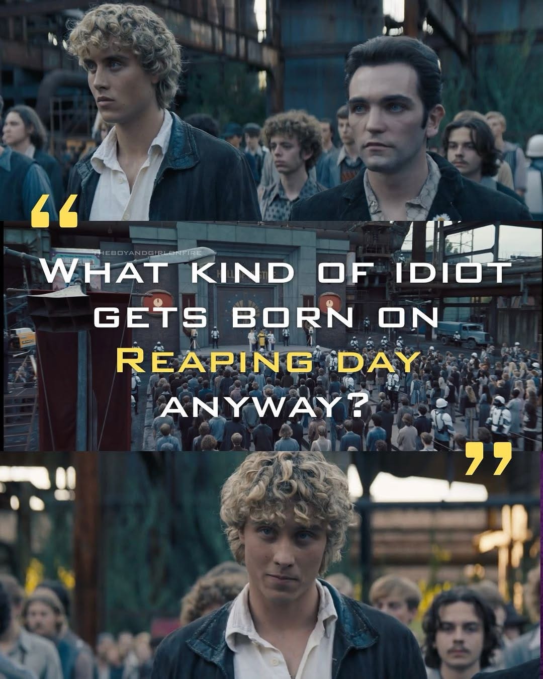 Post 2 by Sunrise on the Reaping / The Hunger Games on Instagram (image)