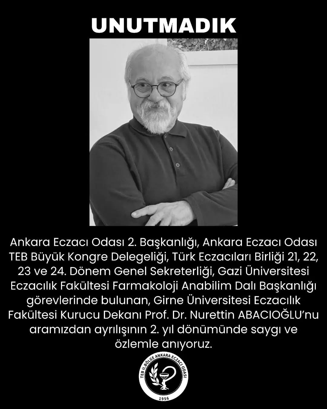 Post 5 by Ankara Eczacı Odası on Instagram (image)