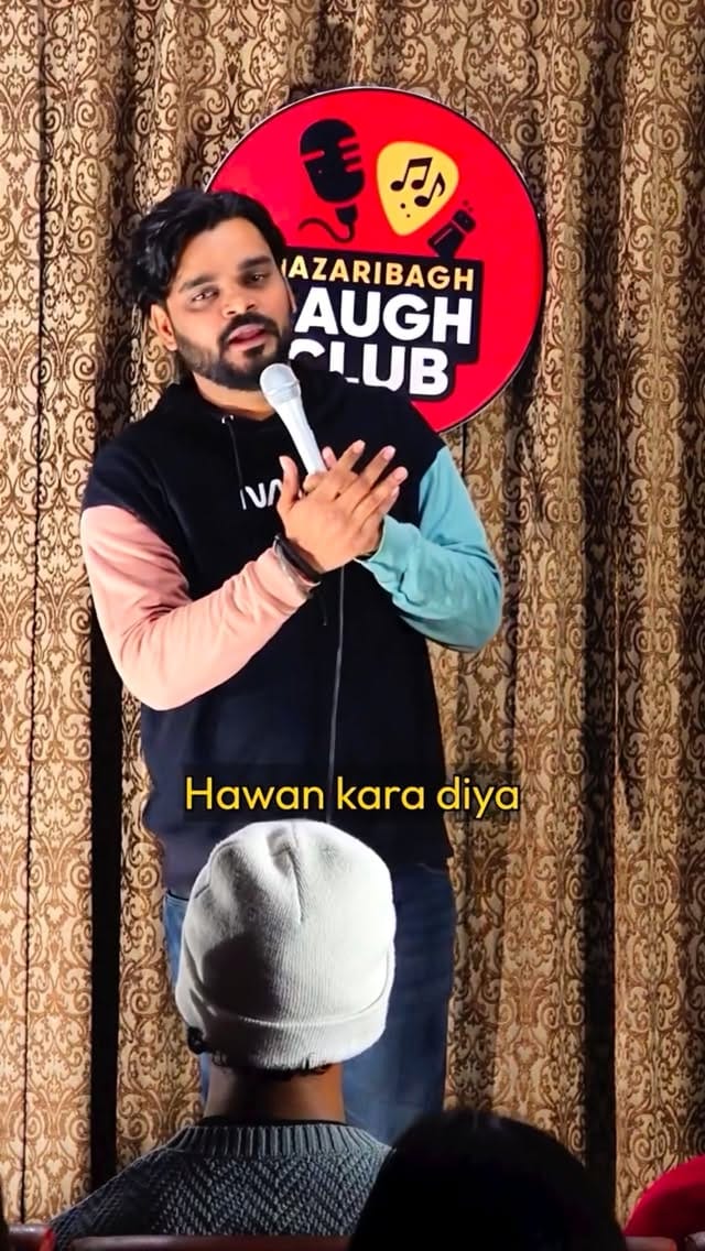 Post 6 by Siddharth Gupta (Aman) || Stand Up Comedian Ranchi on Instagram (video)
