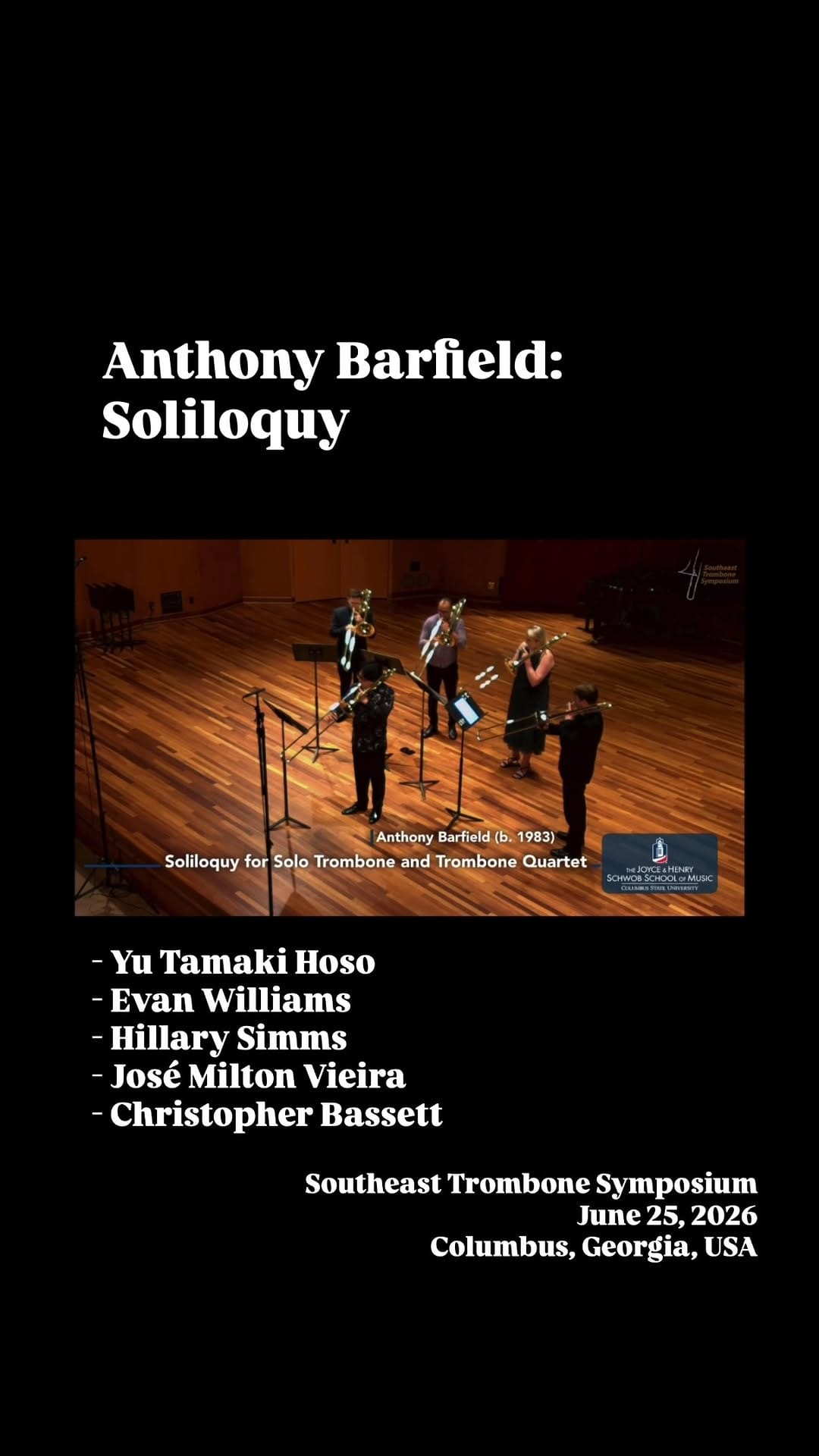 Post 1 by Yu Tamaki Hoso 🇯🇵 Trombone 𝄡 on Instagram (video)