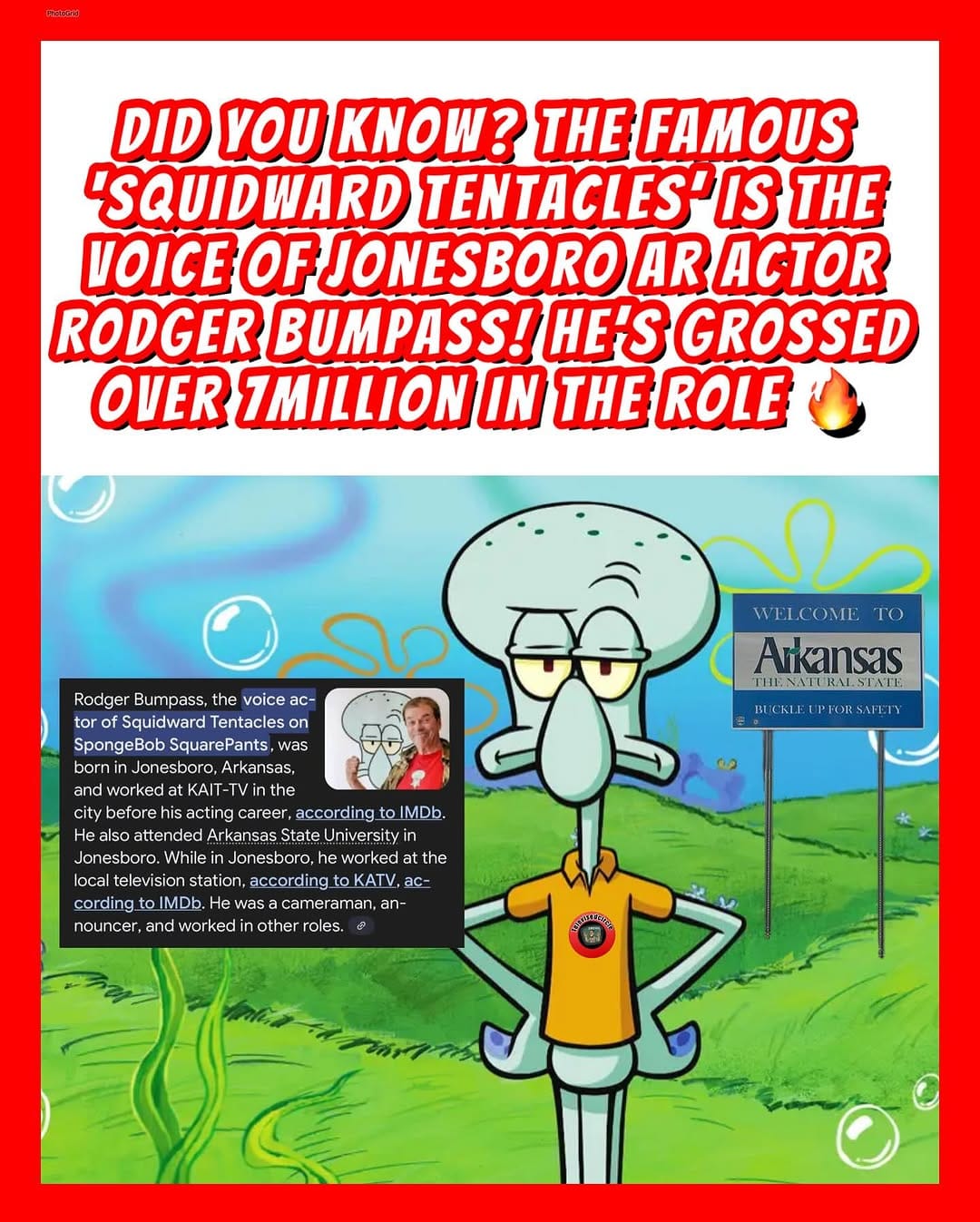 Post 6 by Rodger Bumpass on Instagram (image)