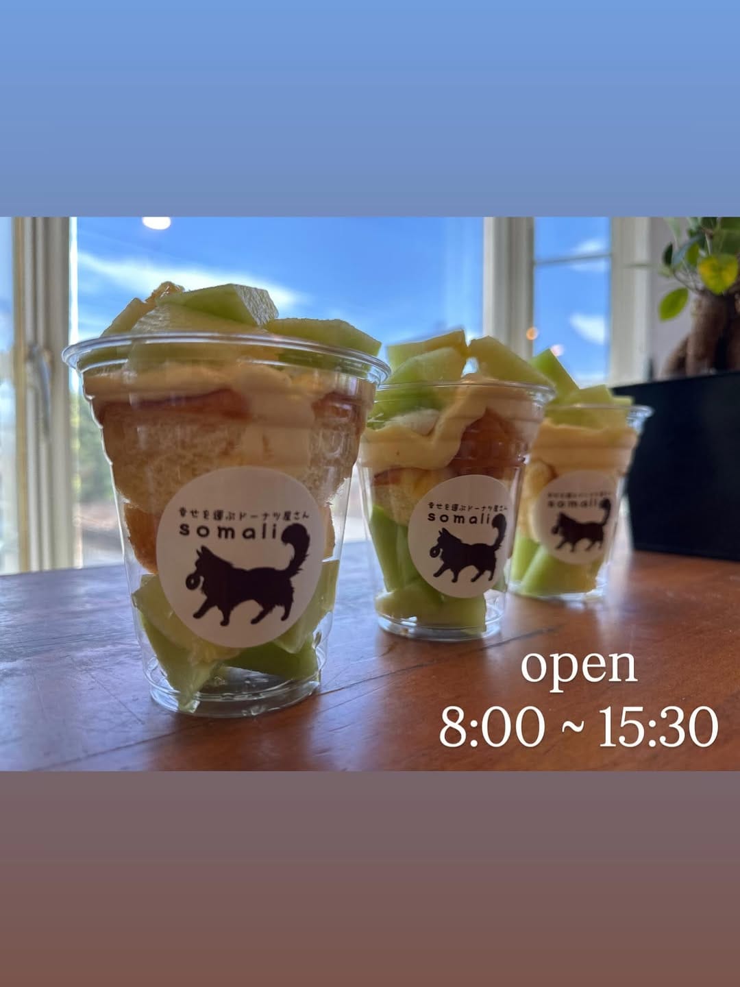 Post 1 by 幸せを運ぶドーナツ屋さんsomali / 旭市 on Instagram (image)