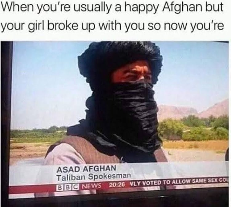 Post 6 by Muslim Meme Page M&A on Instagram (image)