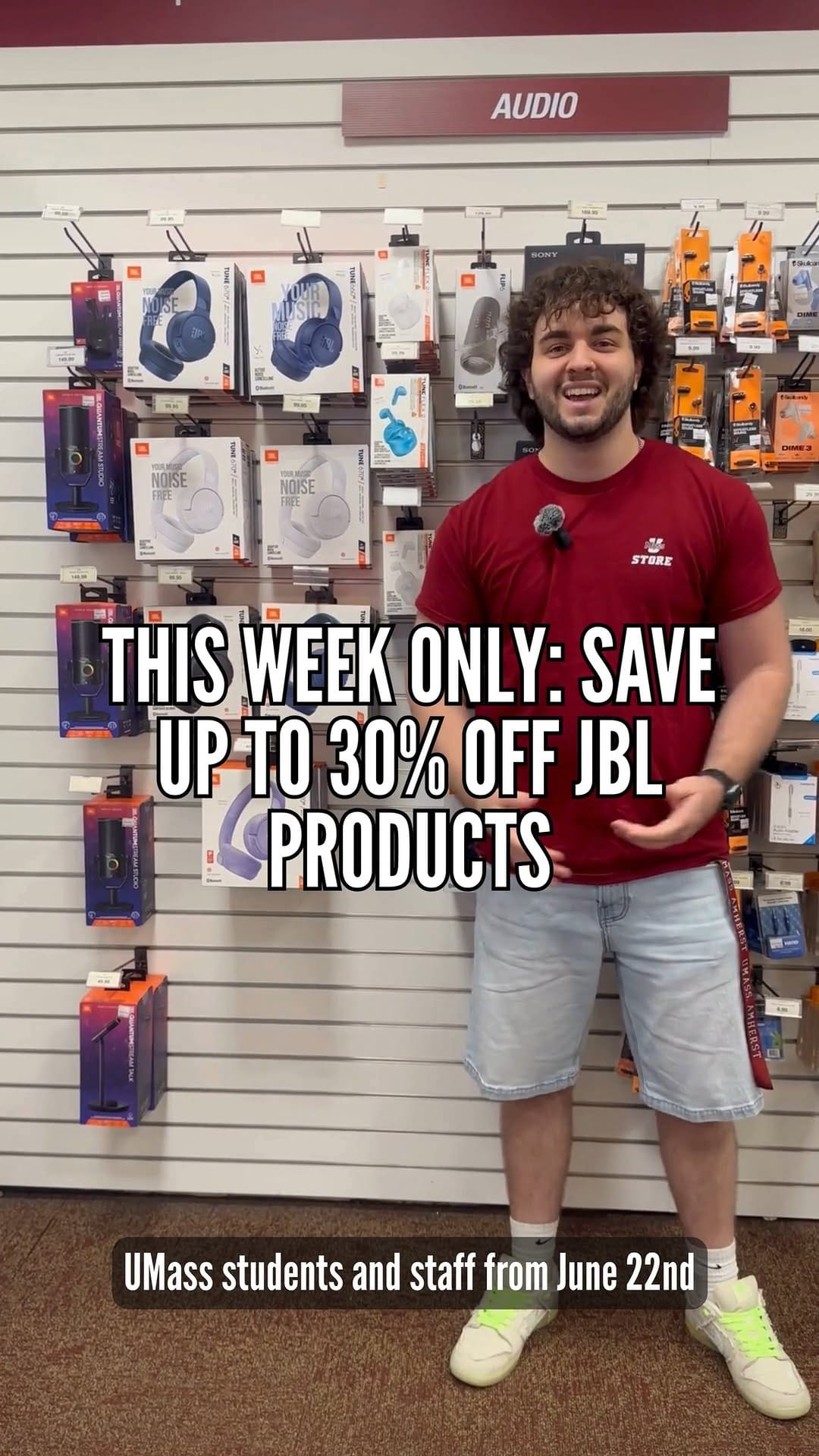 Post 3 by UMass Store on Instagram (video)