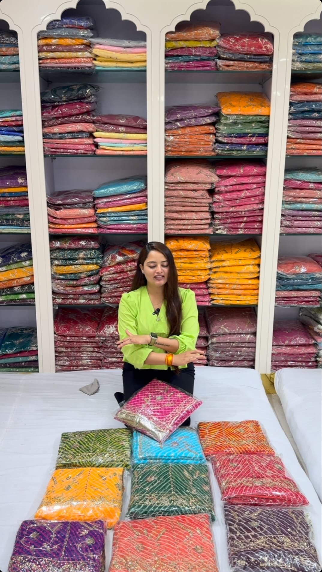 Post 1 by RAMDEV TEXTILES  RAJPUTI POSHAAK By KAMLESH LIMANI on Instagram (video)