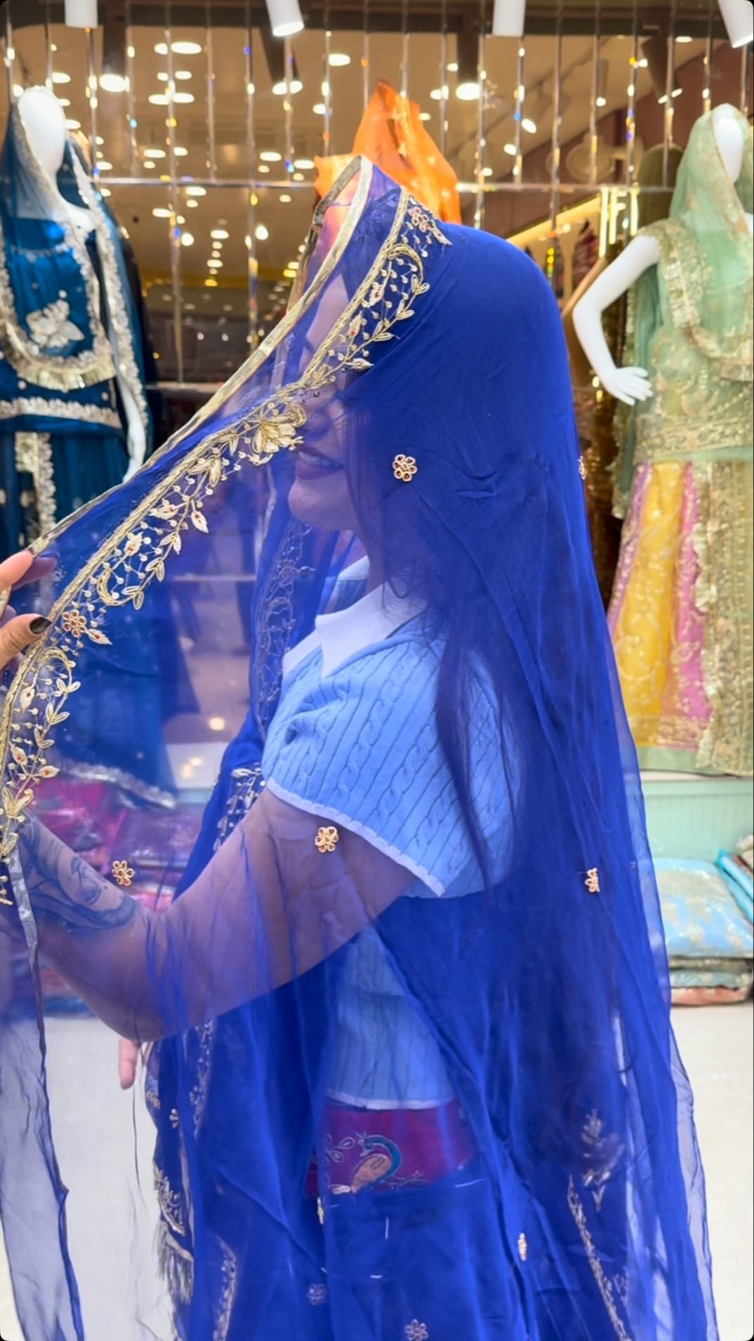 Post 9 by RAMDEV TEXTILES  RAJPUTI POSHAAK By KAMLESH LIMANI on Instagram (video)