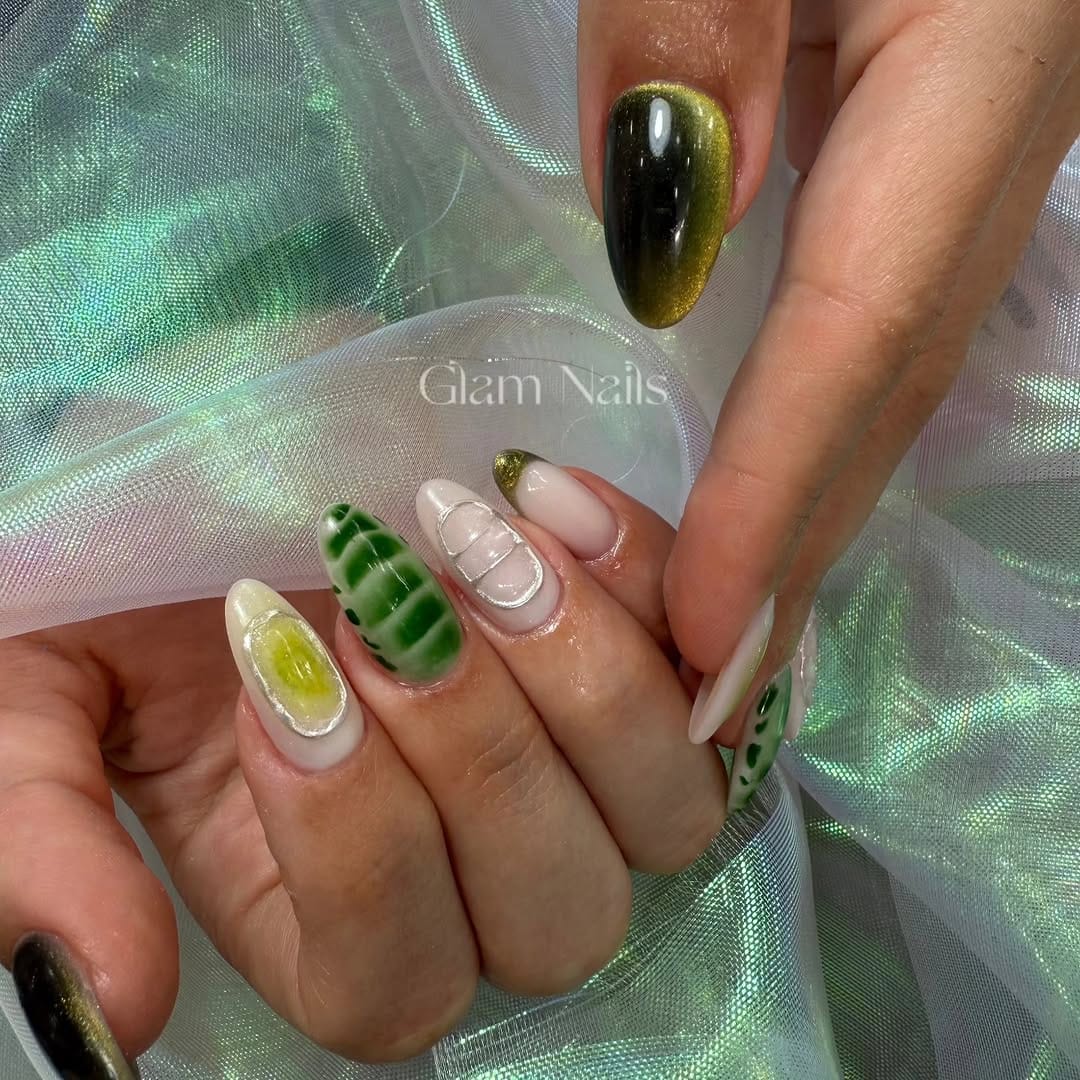 Post 10 by GLAM NAILS & BEAUTY on Instagram (carousel)