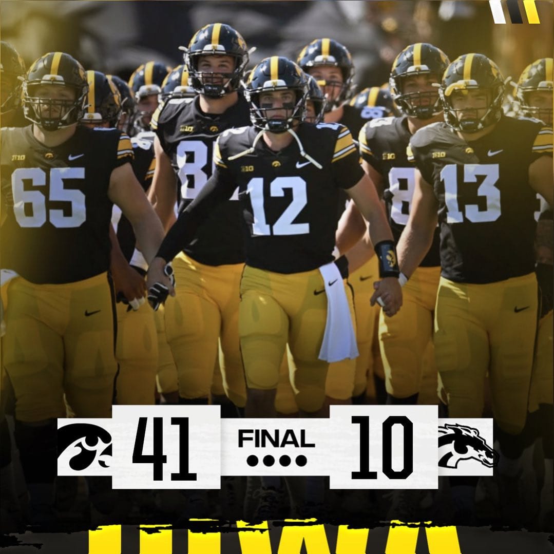 Post 5 by Iowa Football on Instagram (image)