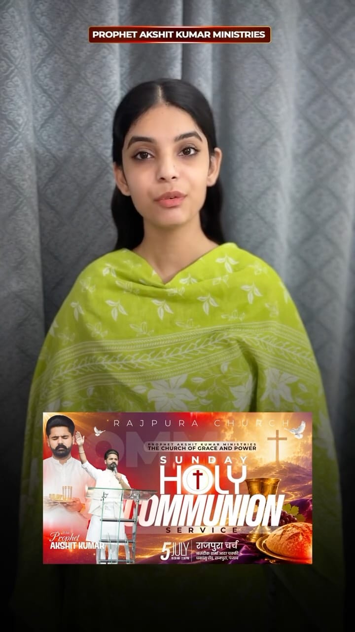 Post 4 by Pastor Akshit Kumar,THE CHURCH OF GRACE AND POWER on Instagram (video)