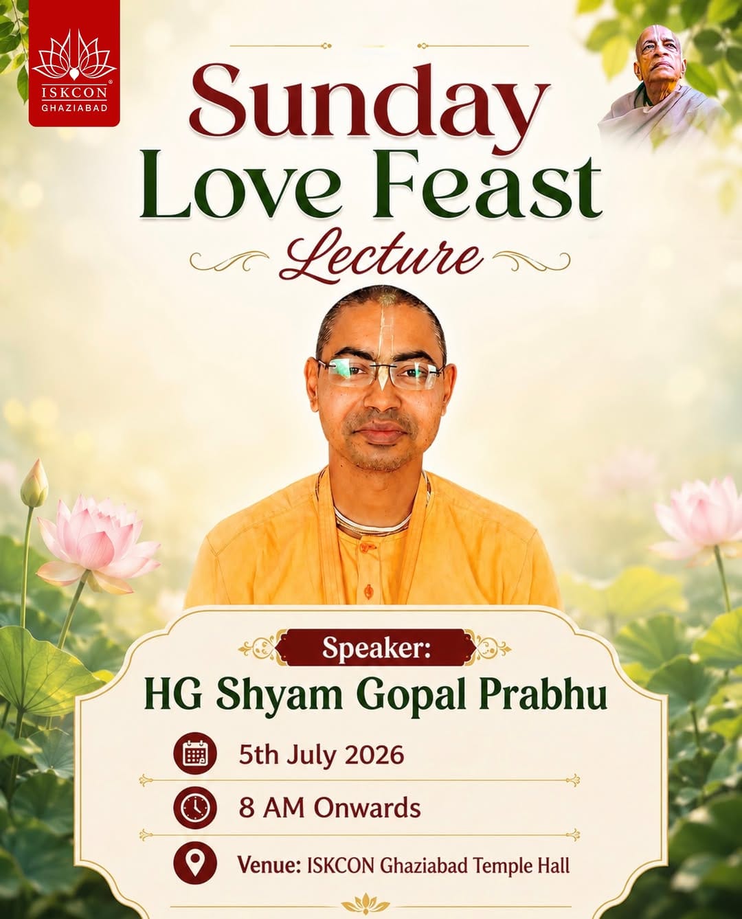 Post 1 by ISKCON Ghaziabad on Instagram (image)