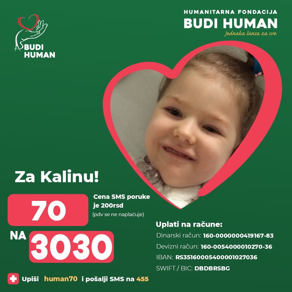 Post 2 by Pošalji 1 na 3030. Budi human! on Instagram (image)