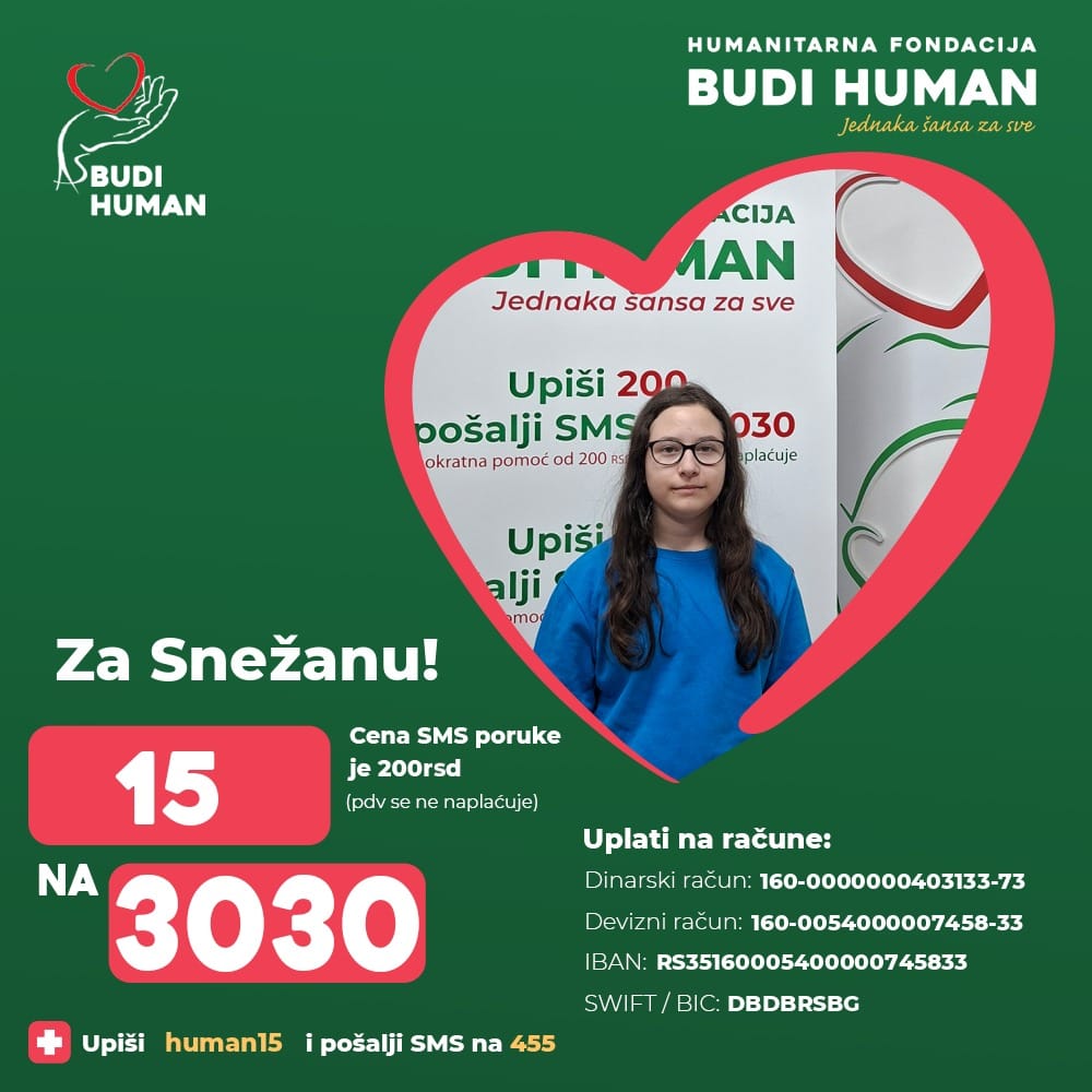 Post 10 by Pošalji 1 na 3030. Budi human! on Instagram (image)