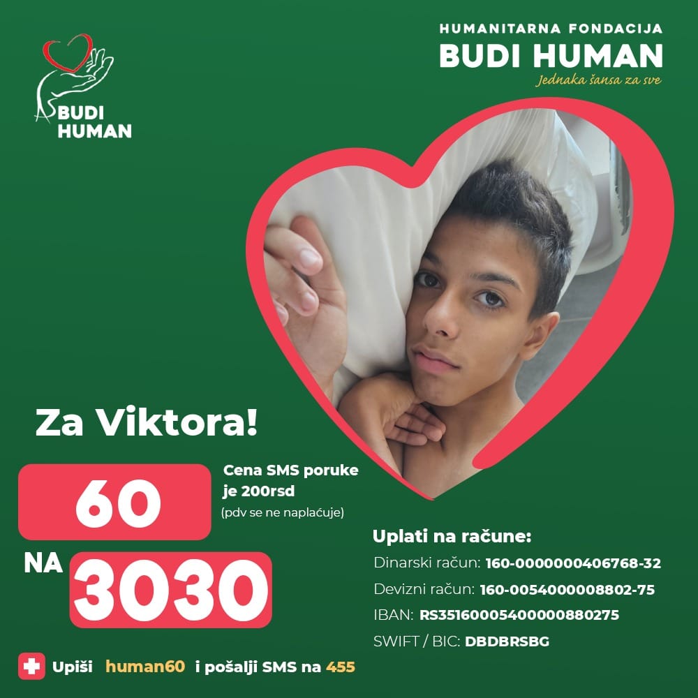 Post 3 by Pošalji 1 na 3030. Budi human! on Instagram (image)