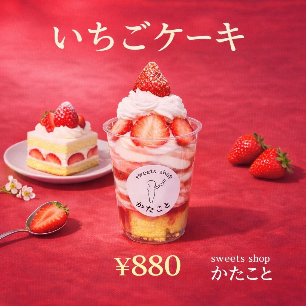 Post 8 by sweets shop かたこと 大村店 on Instagram (image)