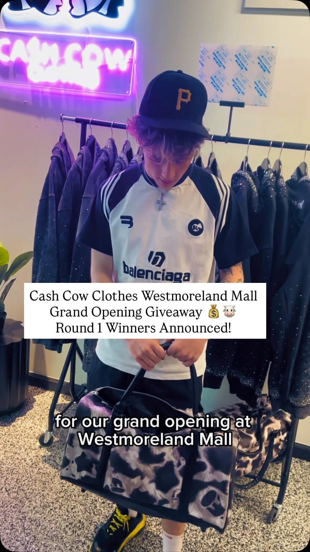Post 5 by CashCowClothes on Instagram (video)