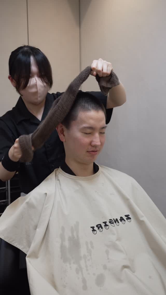 Post 6 by 大平(Oodaira)@ZANGIRI Barber💈JAPAN Tokyo Shinjuku on Instagram (video)