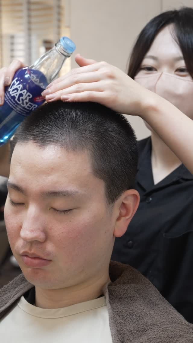 Post 5 by 大平(Oodaira)@ZANGIRI Barber💈JAPAN Tokyo Shinjuku on Instagram (video)