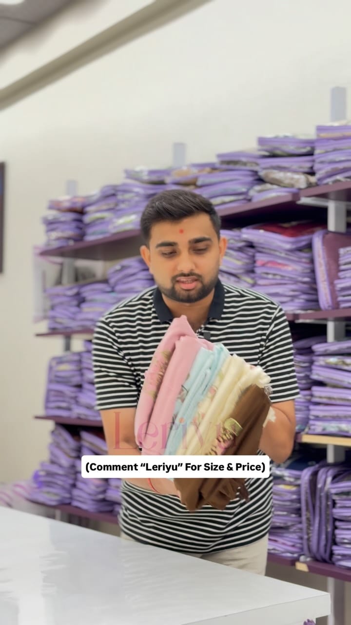 Post 3 by Leriyu Ethnic Wear - Mota Varachha on Instagram (video)