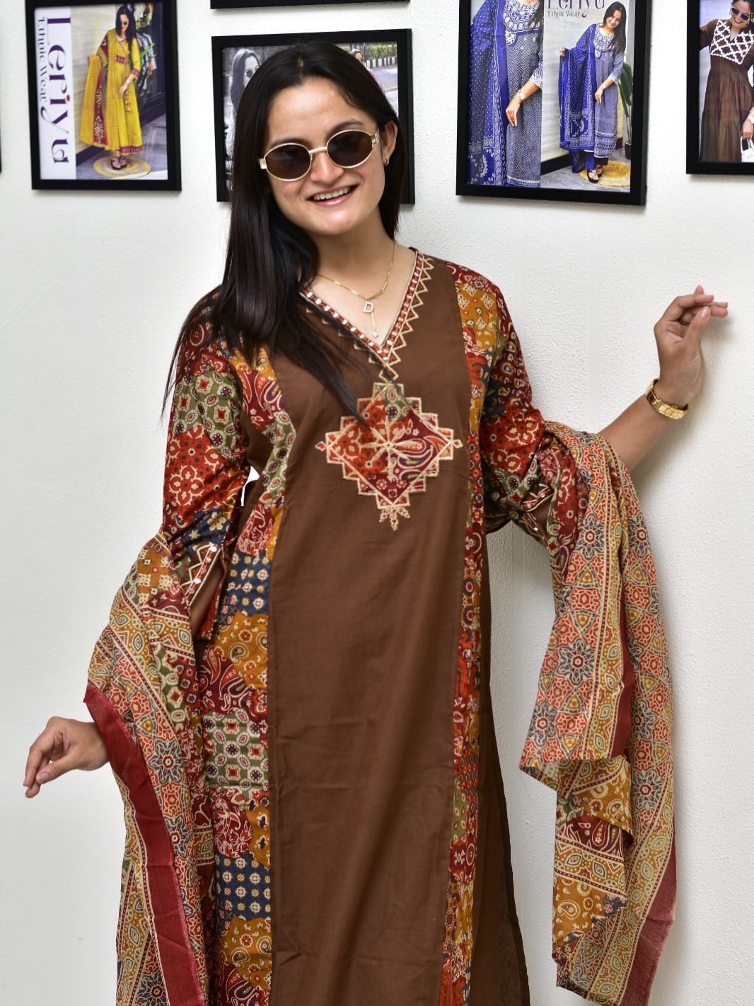 Post 6 by Leriyu Ethnic Wear - Mota Varachha on Instagram (carousel)