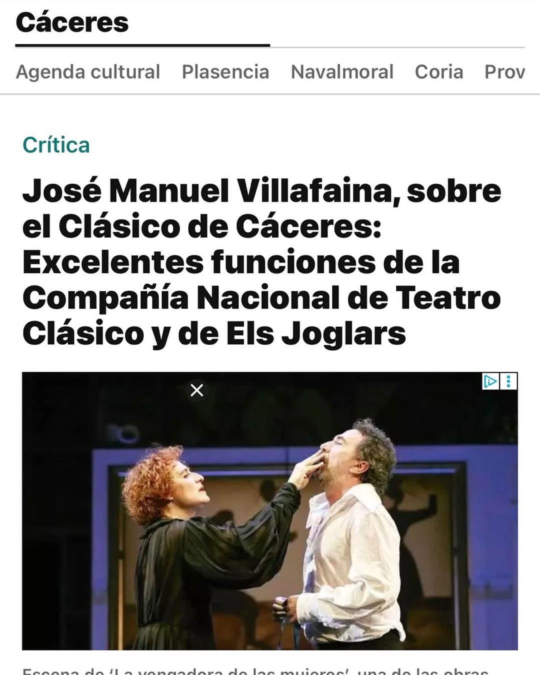 Post 4 by Gran Teatro de Cáceres on Instagram (image)