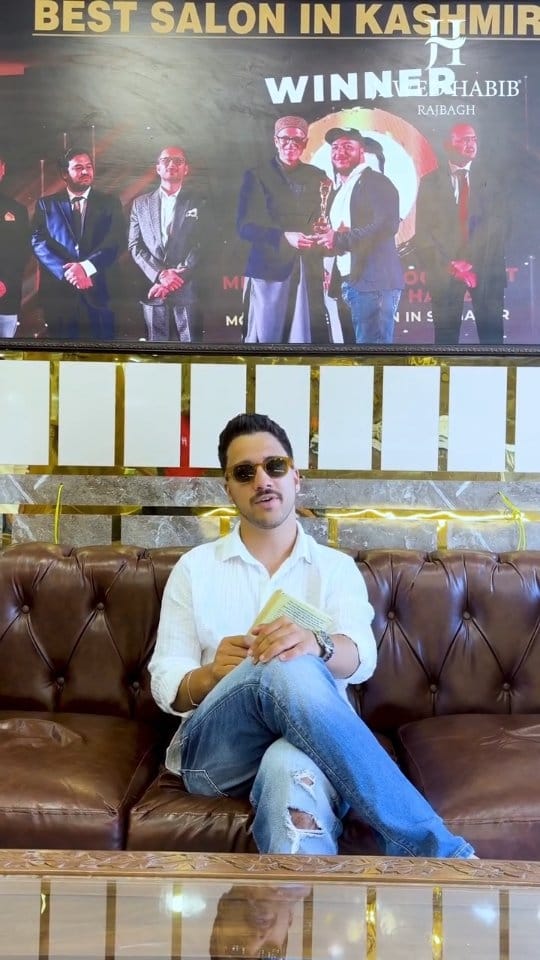 Post 3 by JAWED HABIB SALON on Instagram (video)