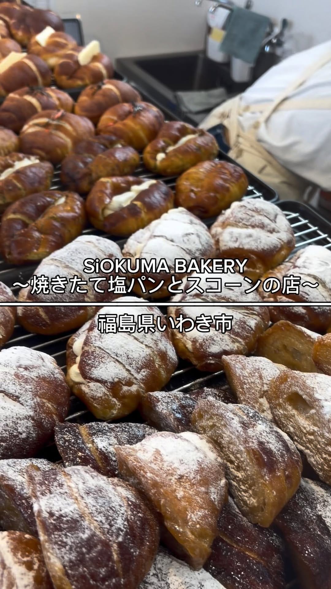 Post 4 by SiOKUMA BAKERY 焼きたて塩パンとスコーンの店 on Instagram (video)