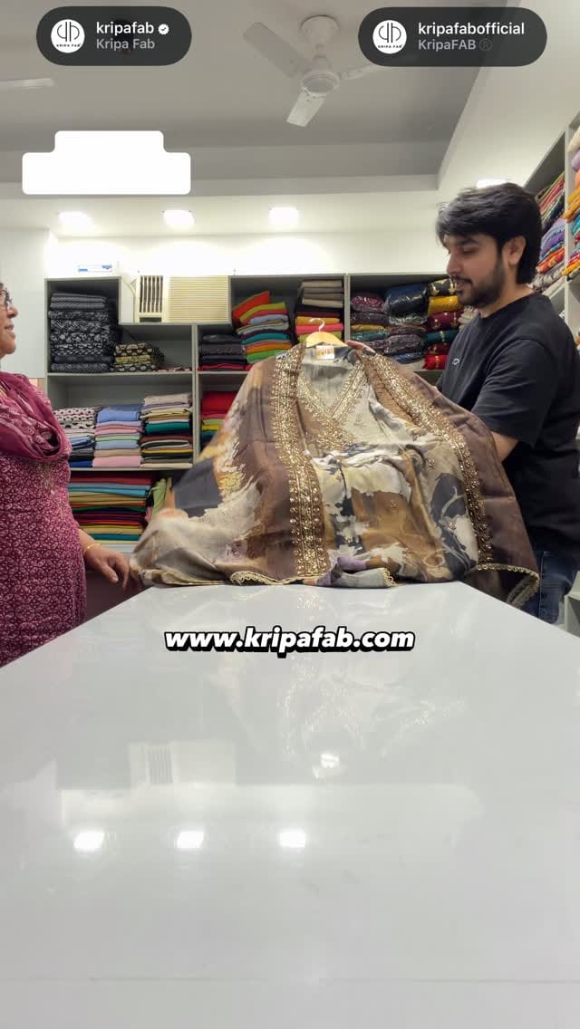 Post 6 by Kripa Fab on Instagram (video)