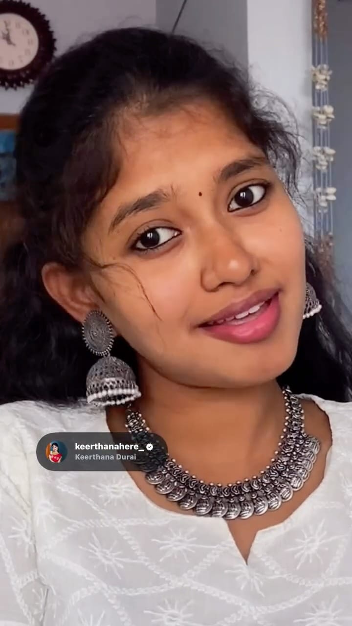 Post 9 by Keerthana Durai on Instagram (video)