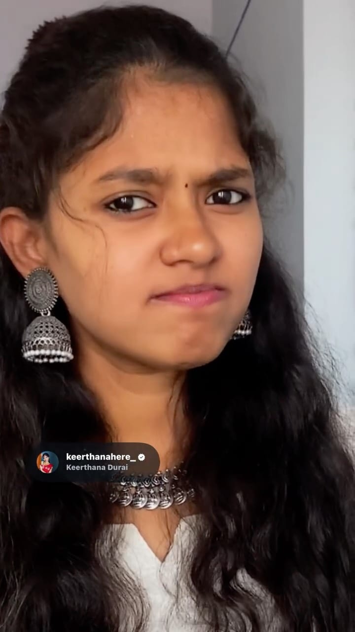 Post 8 by Keerthana Durai on Instagram (video)