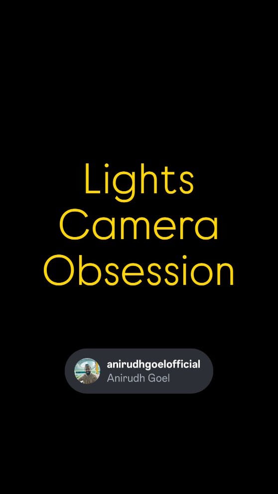 Post 6 by Anirudh Goel on Instagram (video)