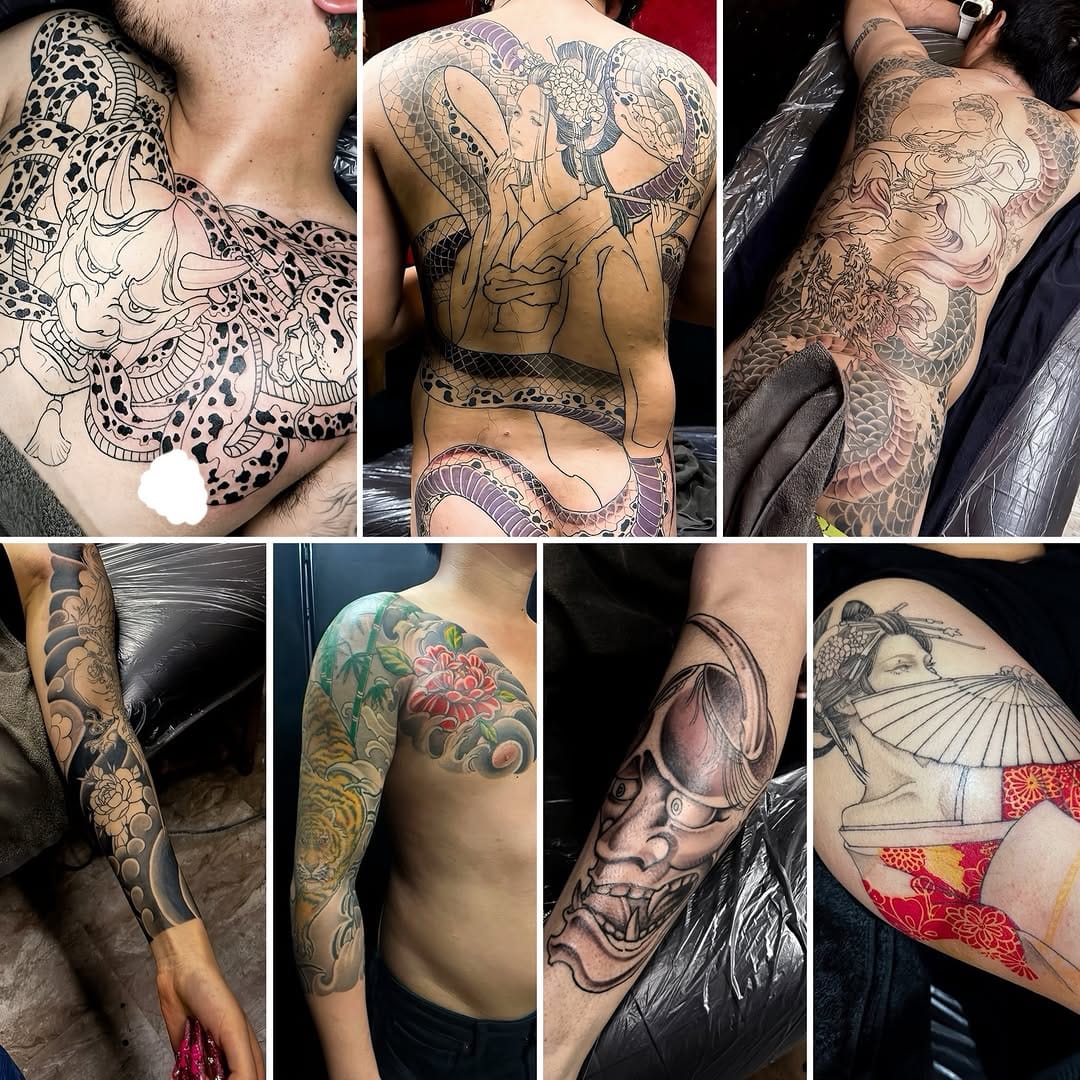 Post 6 by Tattooist Shisai #名古屋タトゥー on Instagram (carousel)