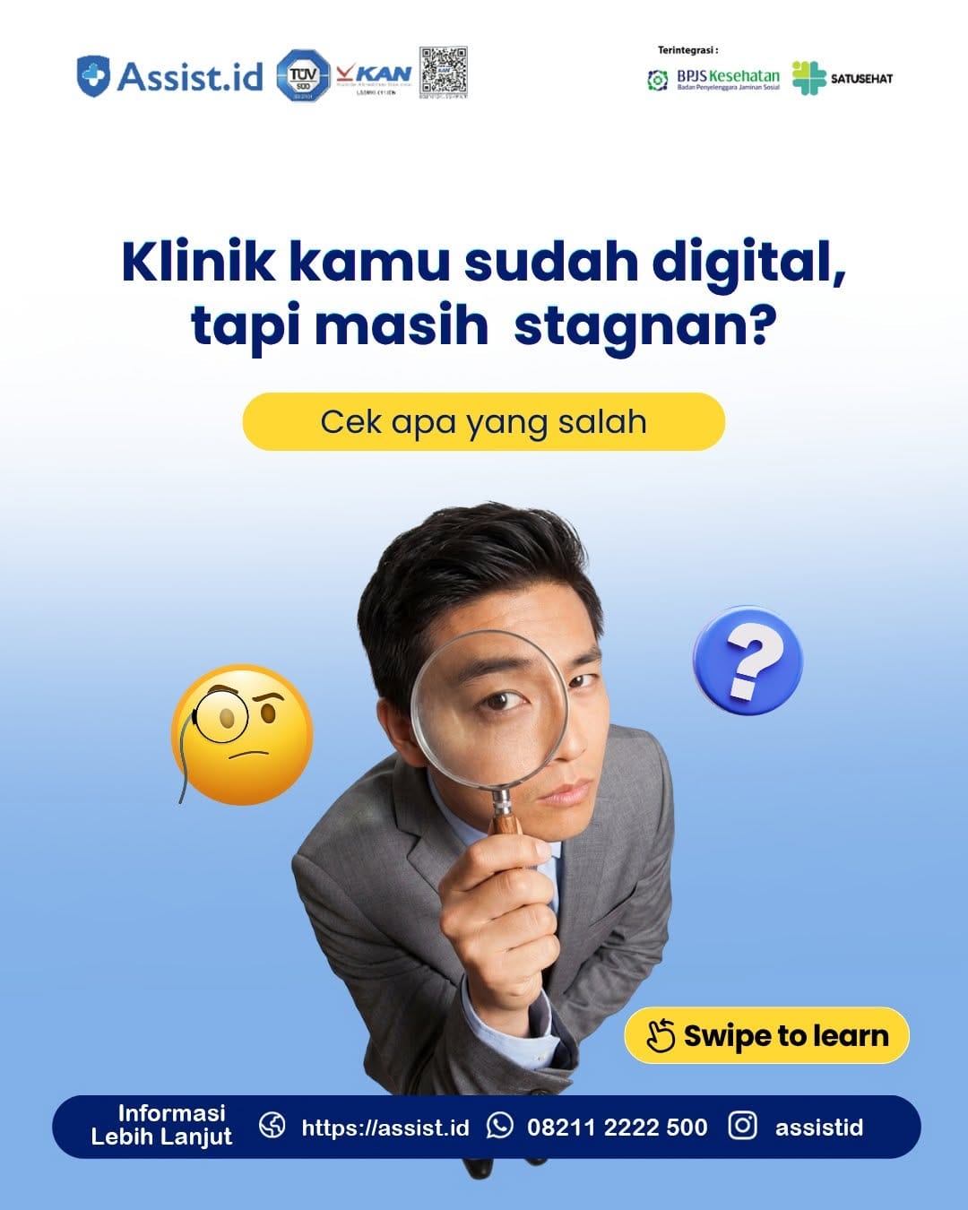 Post 2 by Aplikasi SIM Klinik | Lebih Mudah Pakai Assist.id 🇮🇩 on Instagram (carousel)