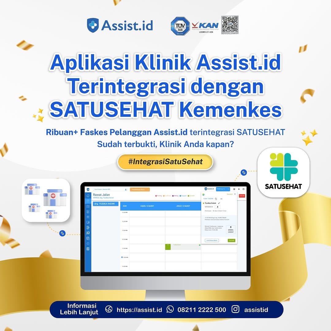 Post 10 by Aplikasi SIM Klinik | Lebih Mudah Pakai Assist.id 🇮🇩 on Instagram (image)