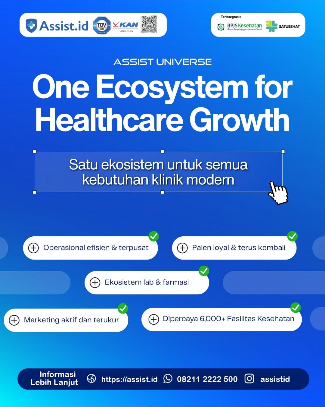 Post 1 by Aplikasi SIM Klinik | Lebih Mudah Pakai Assist.id 🇮🇩 on Instagram (image)