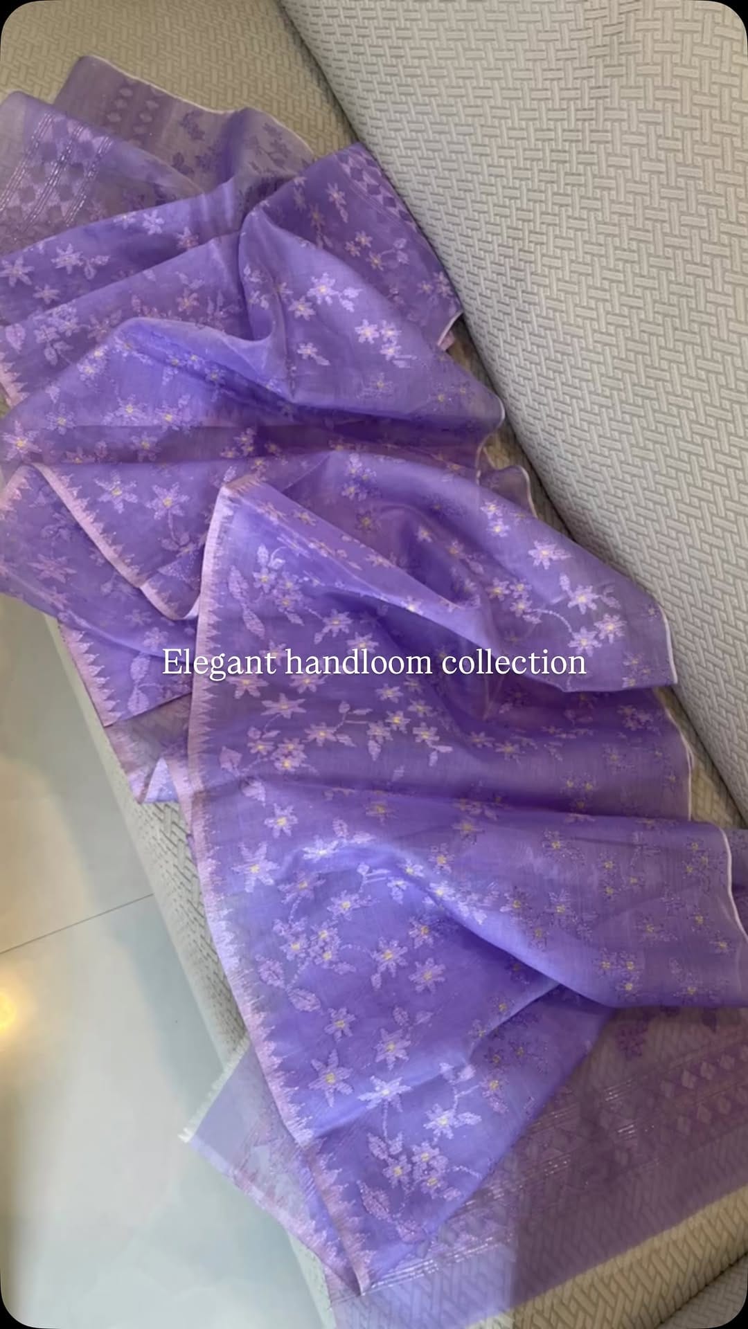 Post 6 by Elegant Handloom Collection on Instagram (video)