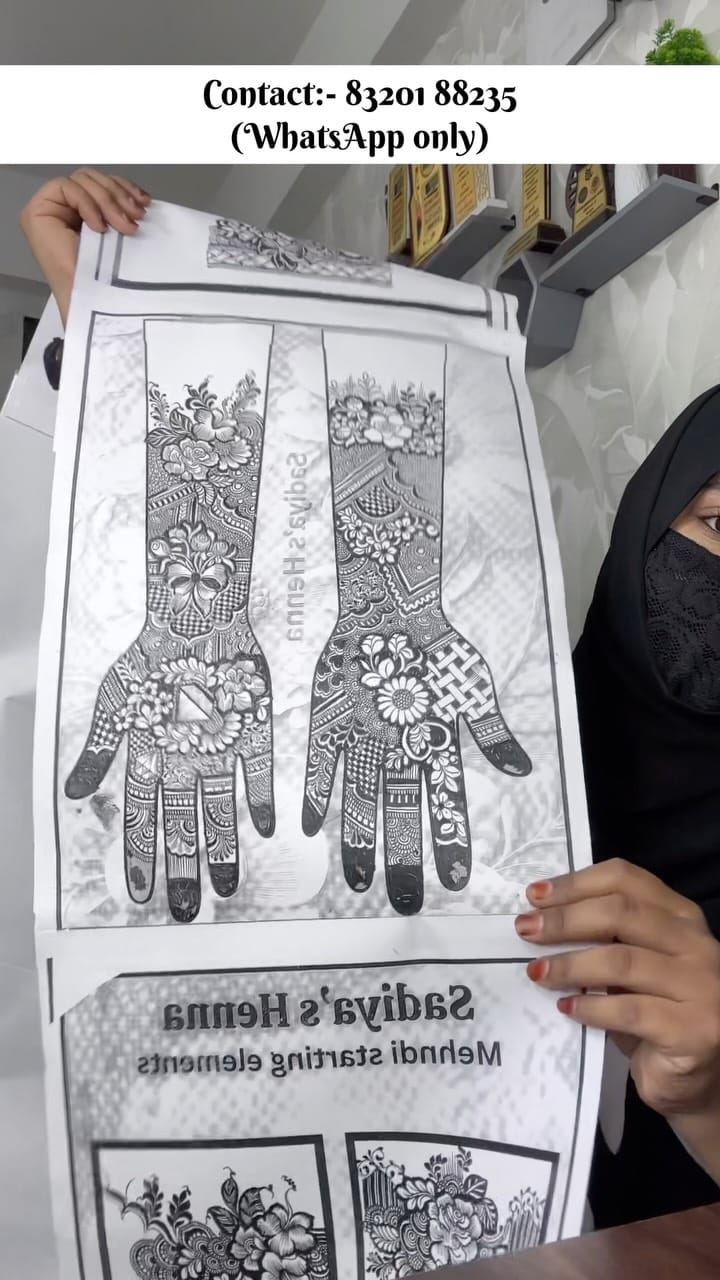 Post 4 by Sadiya Mehndi Artist | Surat on Instagram (video)