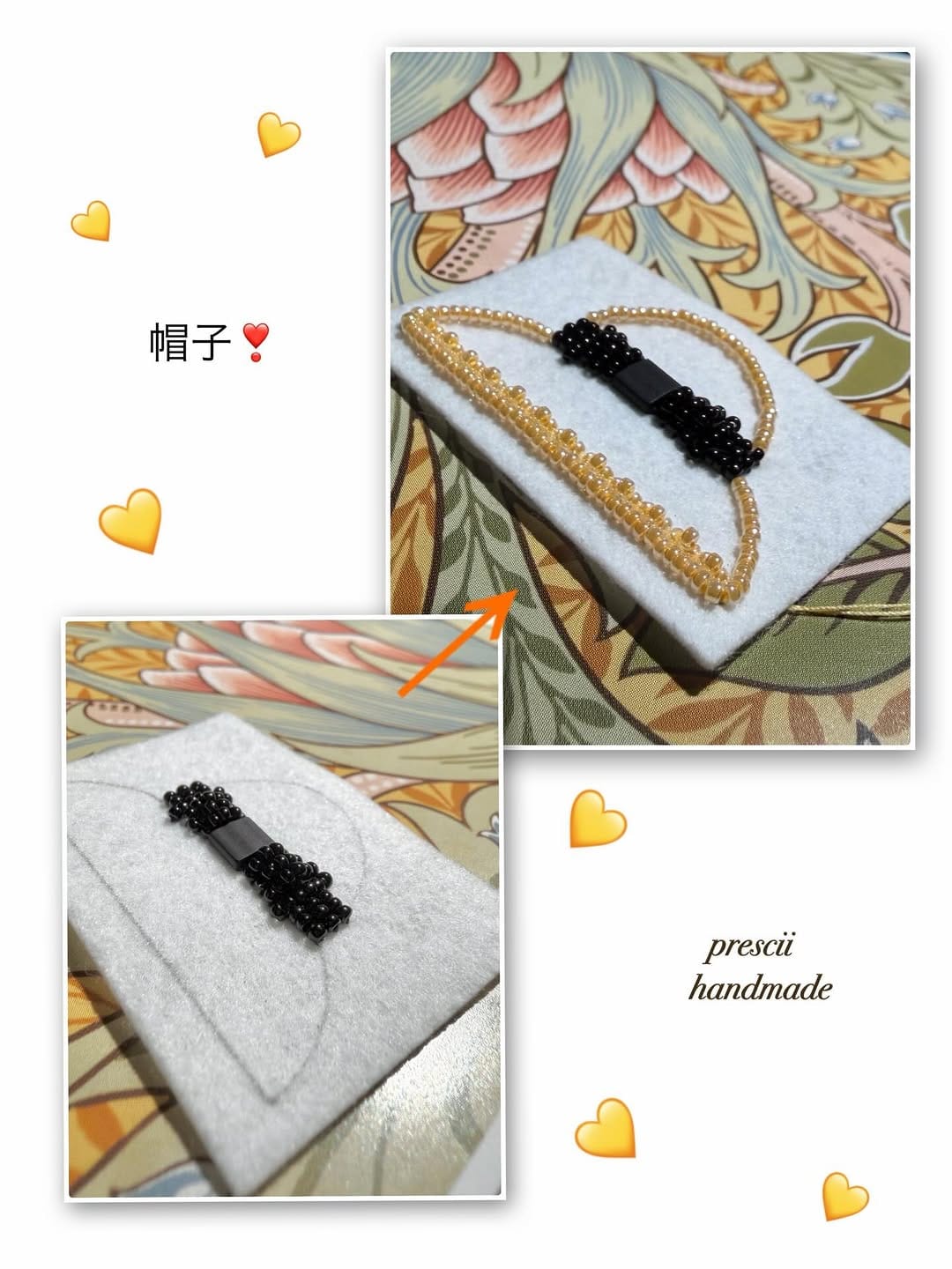 Post 7 by Prescii  プレッシー　ビーズ刺繍 on Instagram (image)