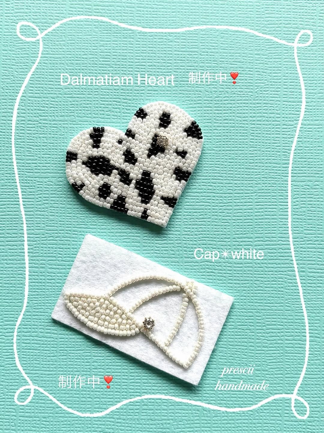 Post 9 by Prescii  プレッシー　ビーズ刺繍 on Instagram (image)