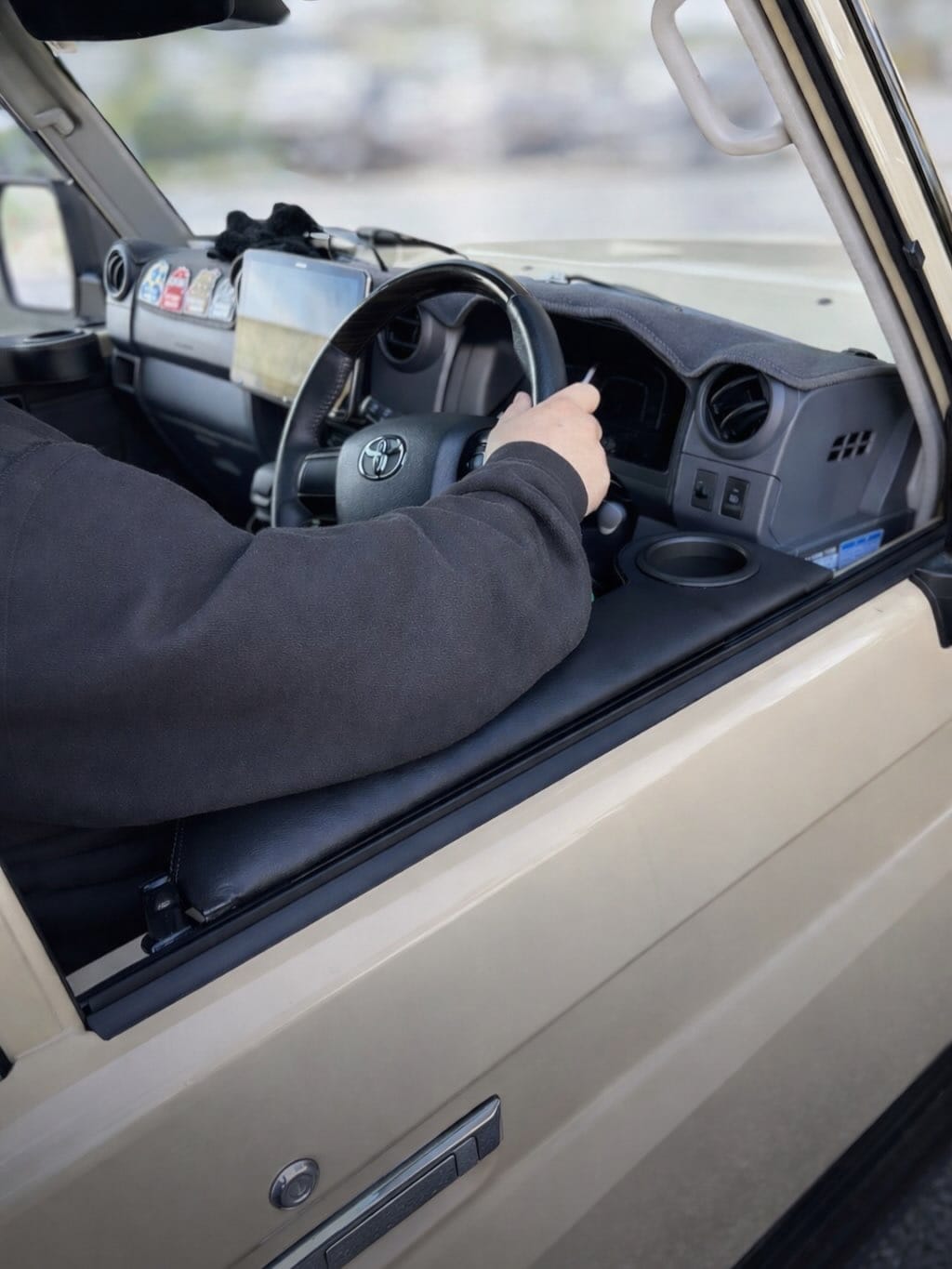 Post 5 by TME Land Cruiser 70 Armrest Works on Instagram (carousel)