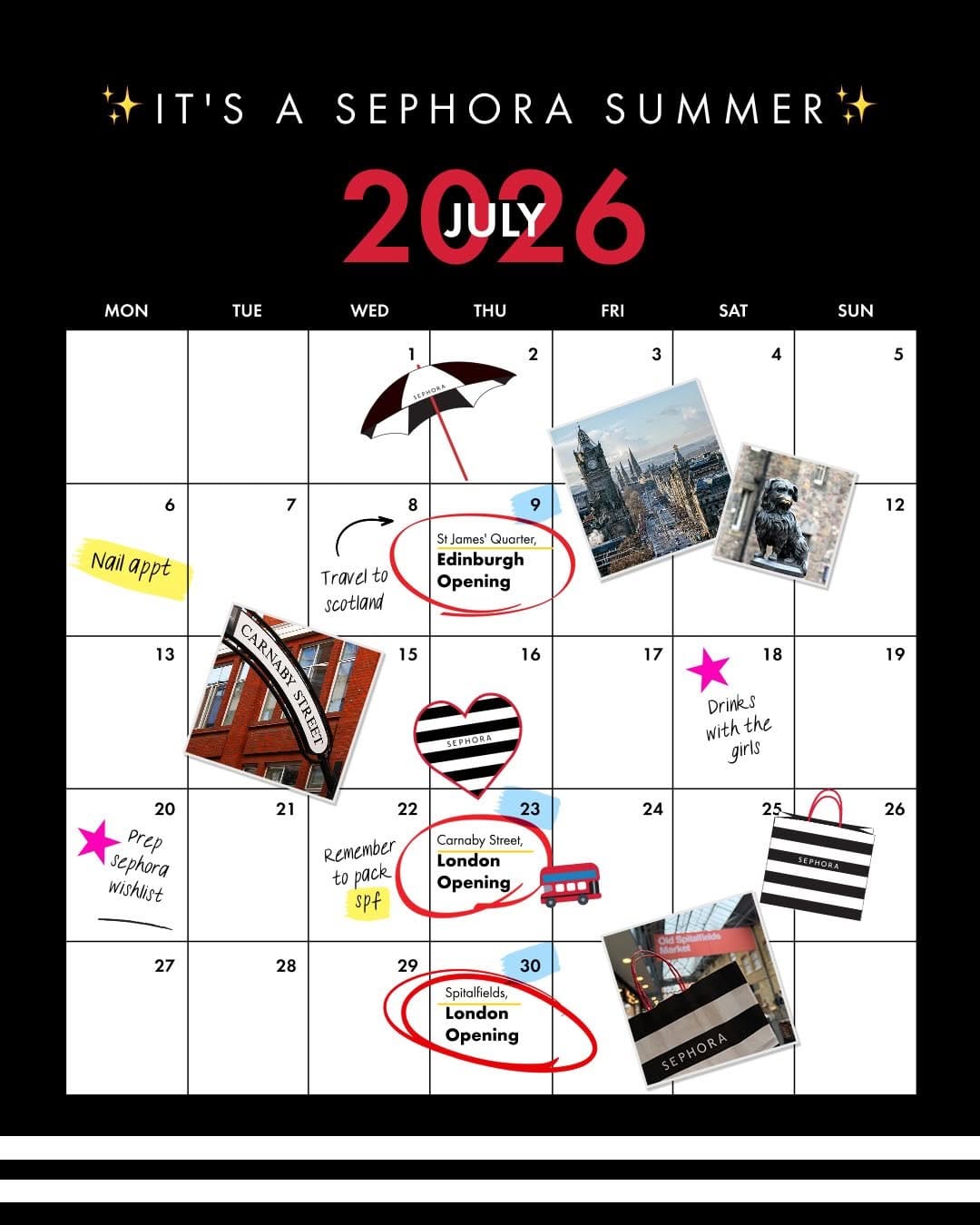Post 9 by Sephora UK on Instagram (carousel)