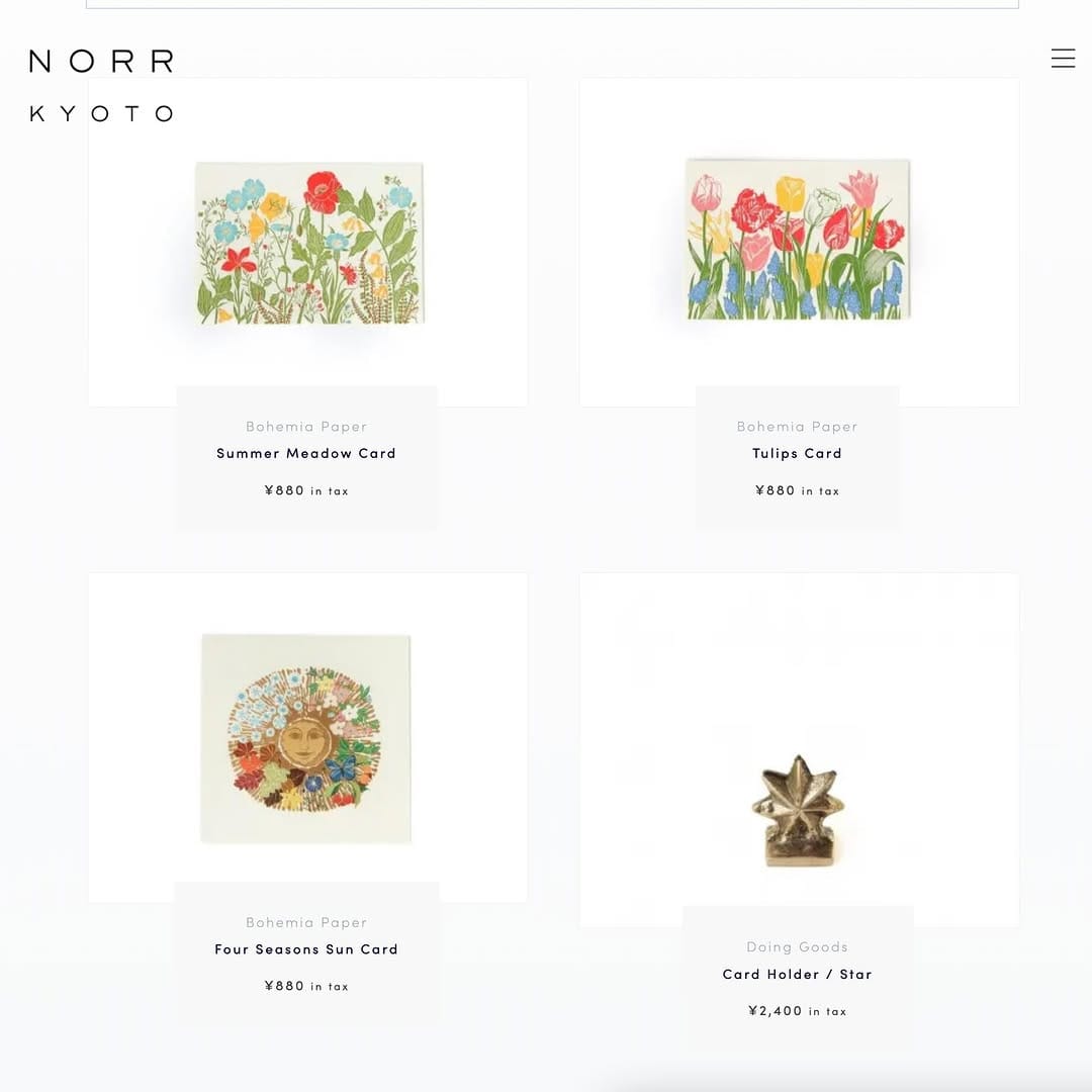 Post 9 by NORR KYOTO on Instagram (carousel)