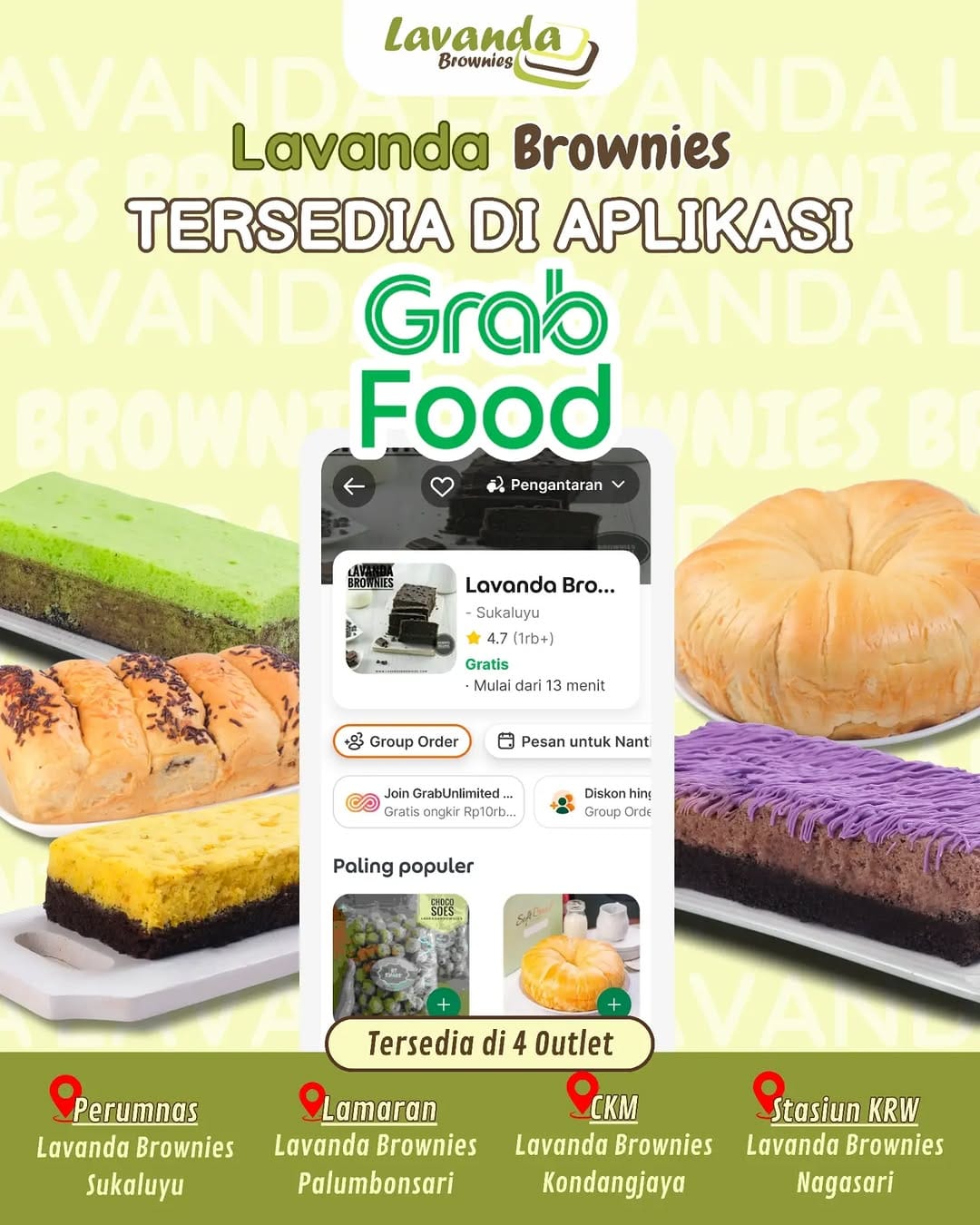 Post 8 by BROWNIES DURIAN & PUSAT OLEH OLEH ASLI KARAWANG✨ on Instagram (image)