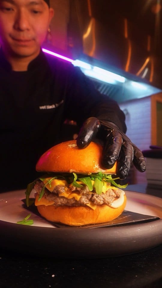 Post 6 by WET BLACK BURGER DUBAI on Instagram (video)