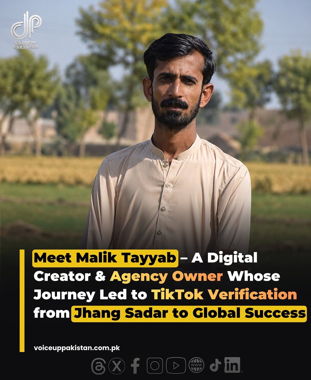 Post 1 by Malik Tayyab Official on Instagram (image)