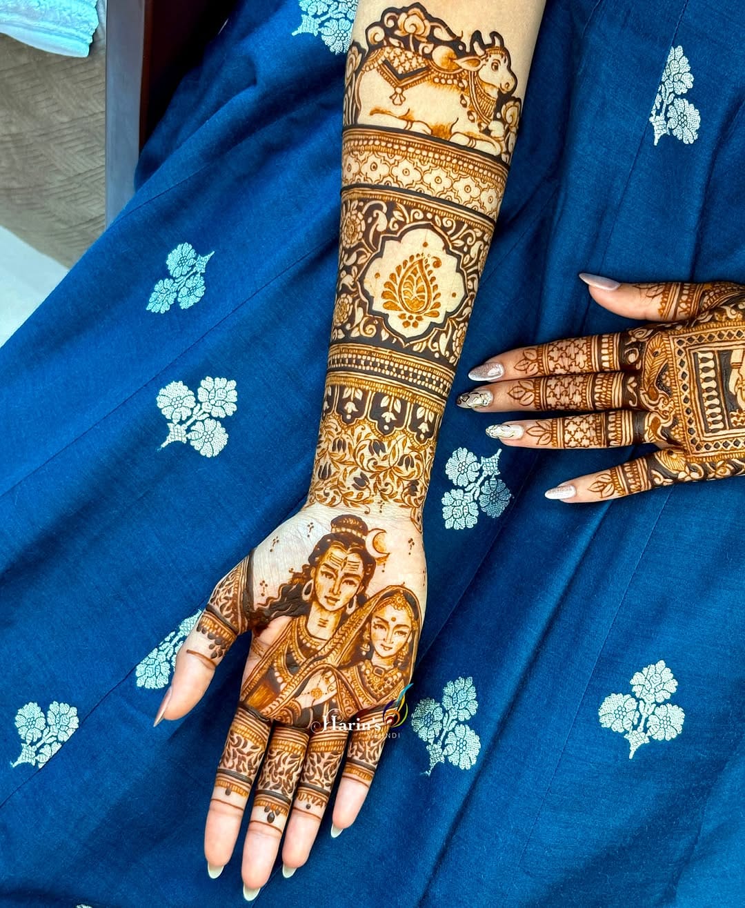 Post 4 by Harin Dalal | Bridal mehndi artist on Instagram (carousel)