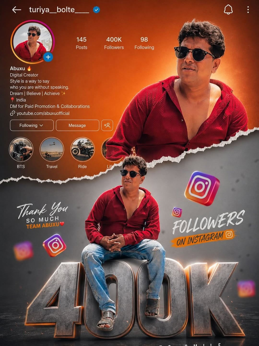 Post 9 by lad se bolate turiya 🎤🇮🇳 on Instagram (image)